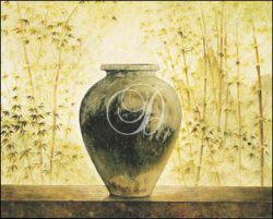 Chinese Vase With Bamboo II